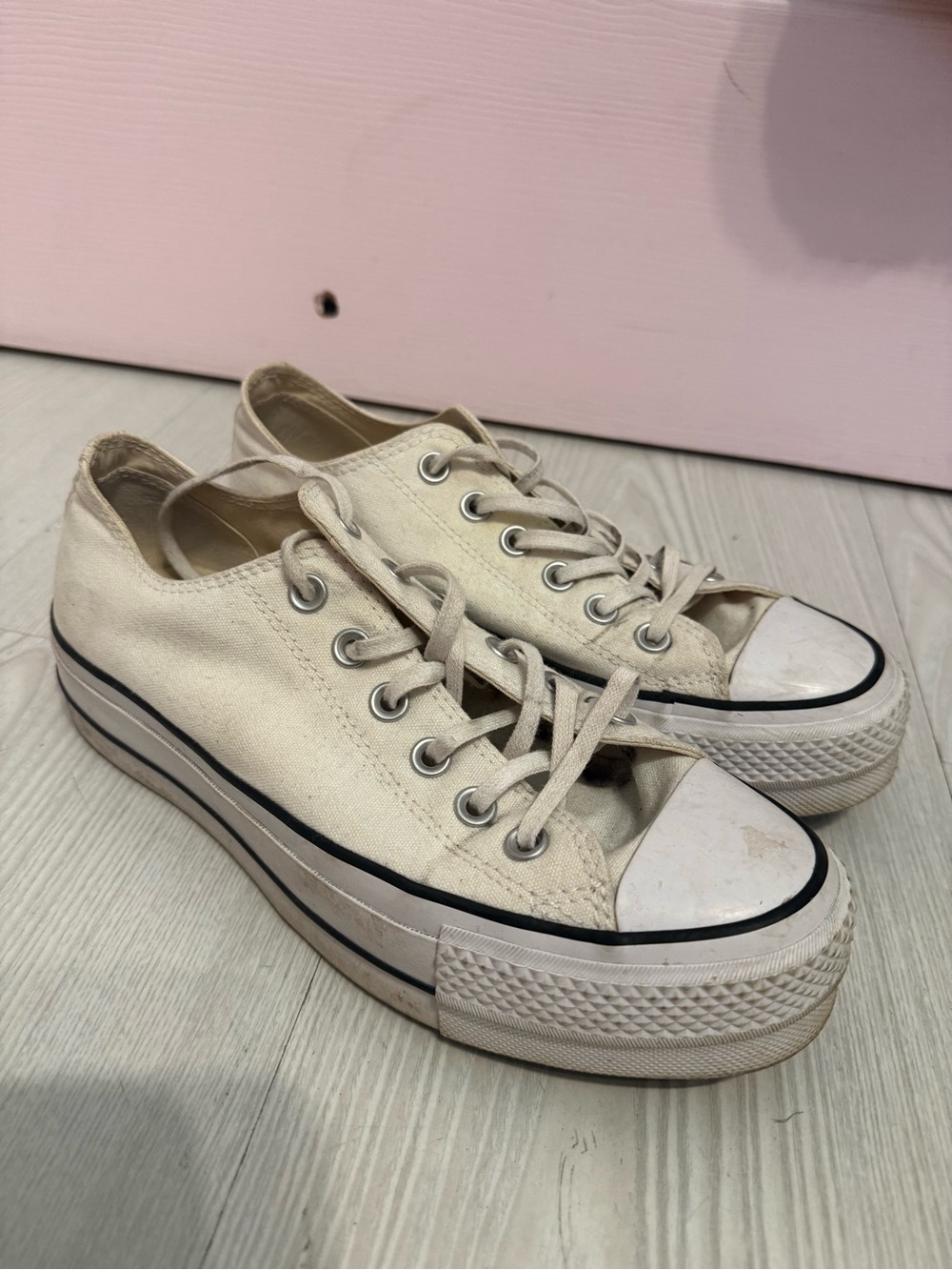 Converse Low-Top Canvas Espadrille Sneakers in Cream